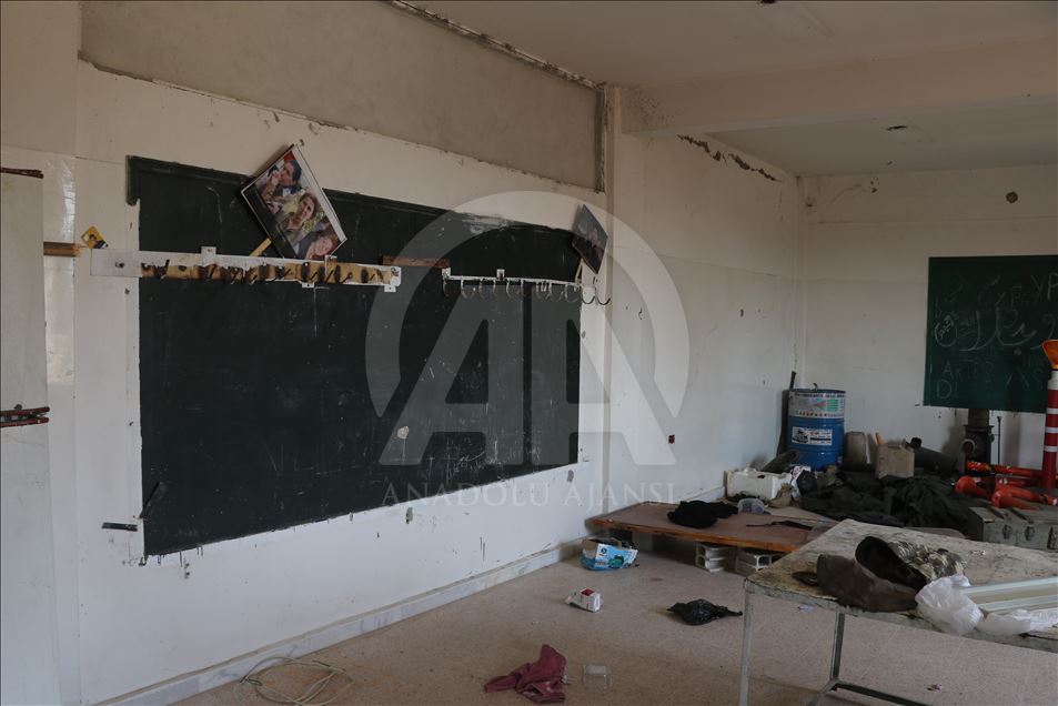 YPG/PKK, Rasulayn'da okulu karargah olarak kullandı