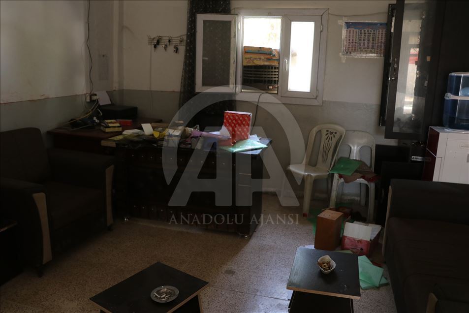 YPG/PKK, Rasulayn'da okulu karargah olarak kullandı