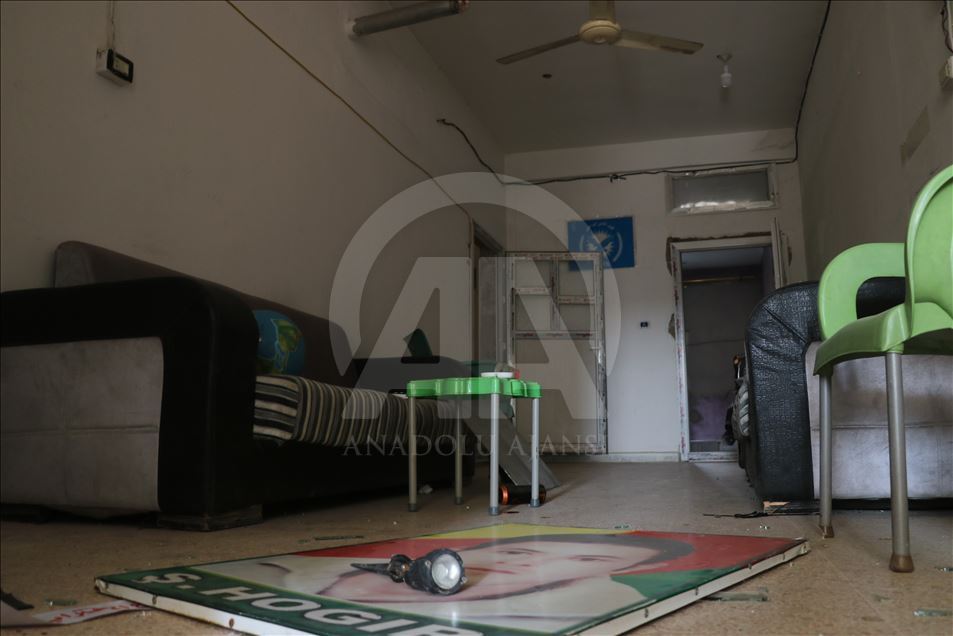 YPG/PKK, Rasulayn'da okulu karargah olarak kullandı