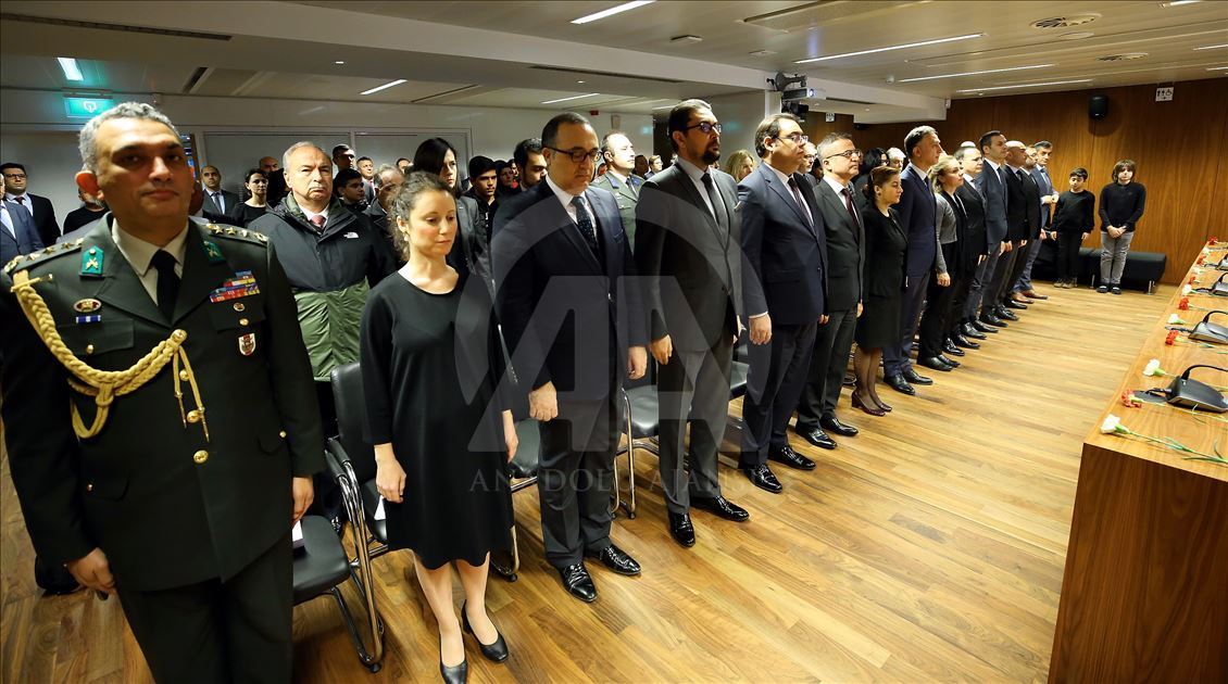 Brüksel'de Atatürk’ü anma töreni düzenlendi