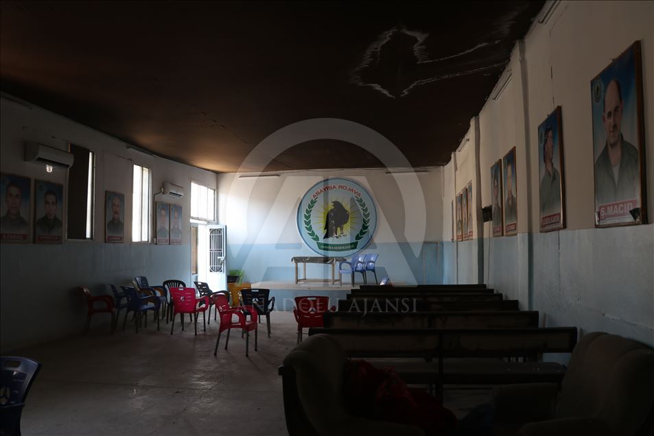 YPG/PKK, Rasulayn'da okulu karargah olarak kullandı