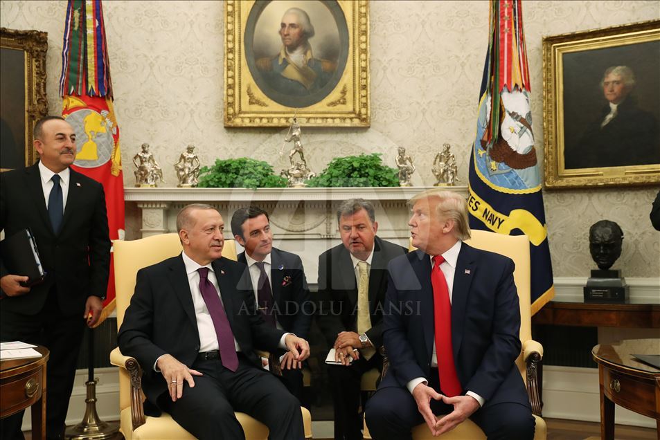 Erdoğan ve Trump, ABD'li Senatörler ile bir araya geldi