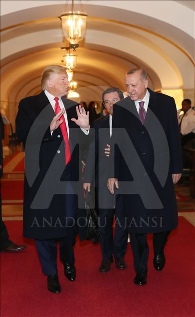 استقبال رسمی ترامپ از اردوغان در کاخ سفید