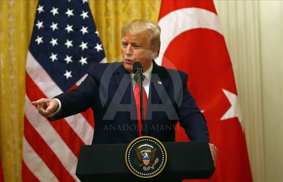 کۆنفرانسی رۆژنامەوانی ترەمپ و ئەردۆغان