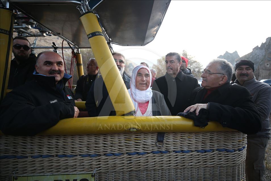 "Kayseri'nin Kapadokyası"nda ilk balon heyecanı