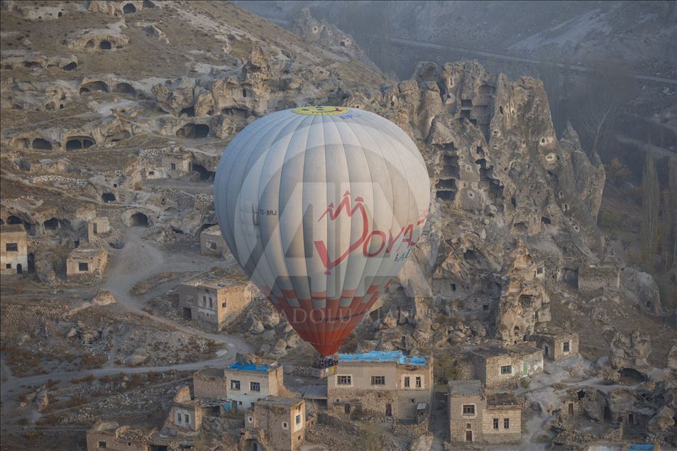 "Kayseri'nin Kapadokyası"nda ilk balon heyecanı
