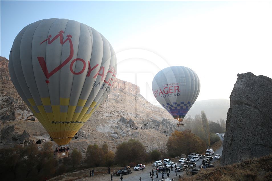 "Kayseri'nin Kapadokyası"nda ilk balon heyecanı