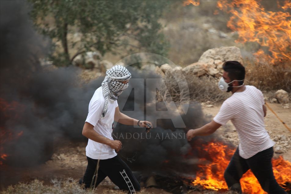 Protesta en Hebrón, Cisjordania