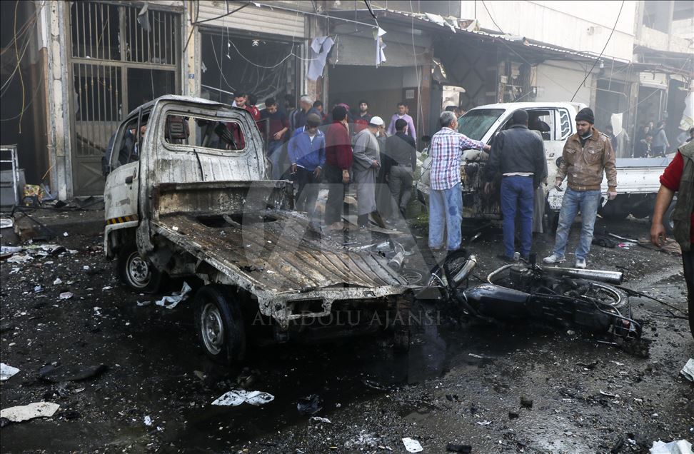 ارتفاع عدد قتلى التفجير الإرهابي في "الباب" السورية إلى 18 مدنيًا
