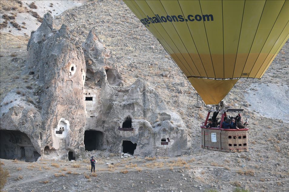 "Kayseri'nin Kapadokyası"nda ilk balon heyecanı
