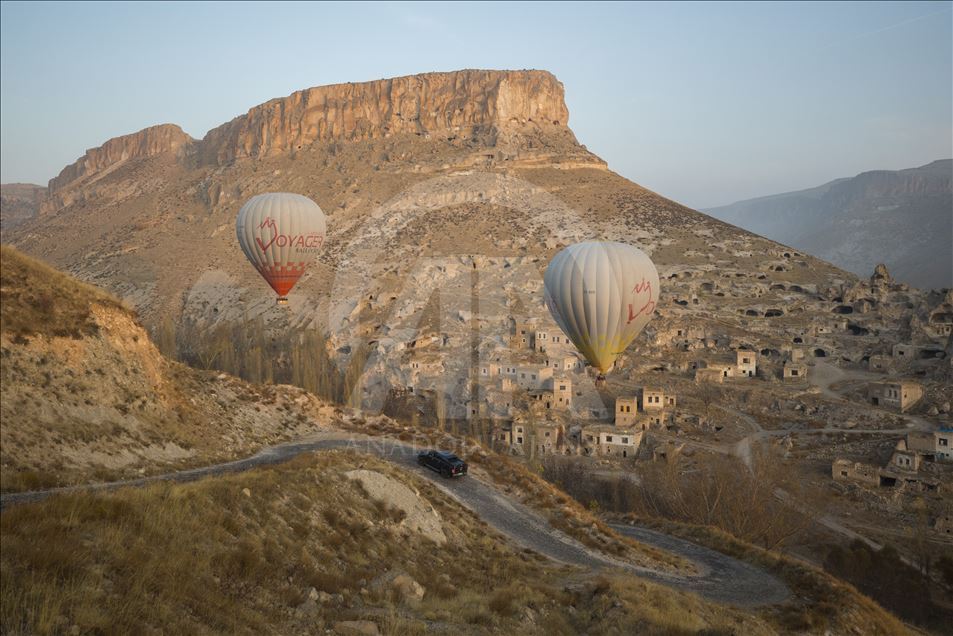 "Kayseri'nin Kapadokyası"nda ilk balon heyecanı
