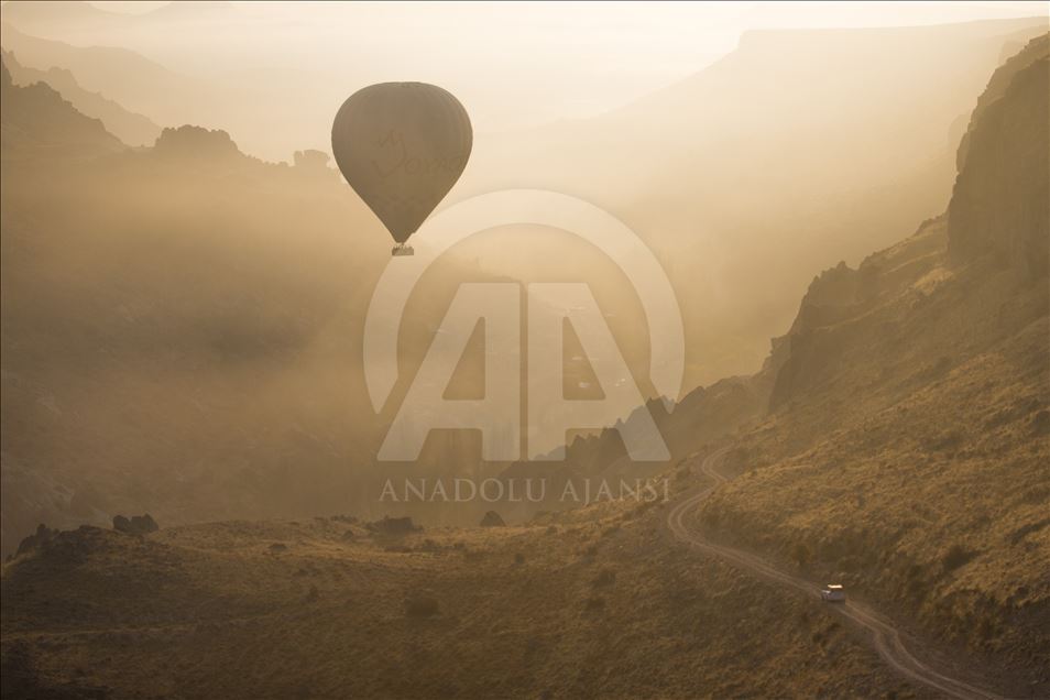 "Kayseri'nin Kapadokyası"nda ilk balon heyecanı