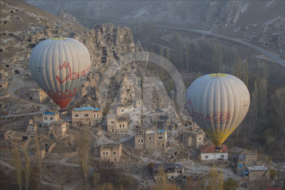 "Kayseri'nin Kapadokyası"nda ilk balon heyecanı