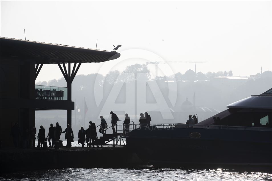 İstanbul'da sis