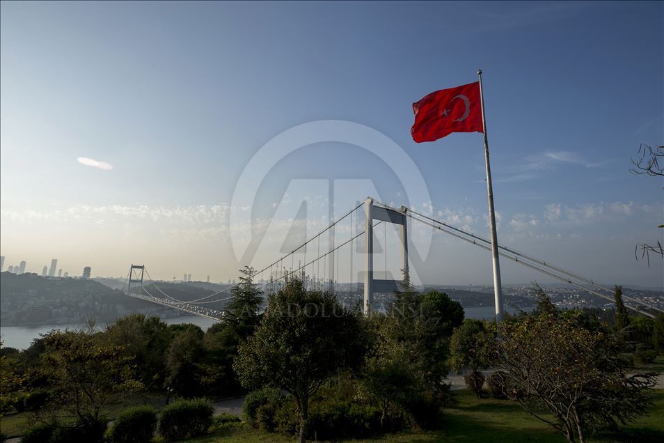 Bridges in Istanbul linking Asia and Europe