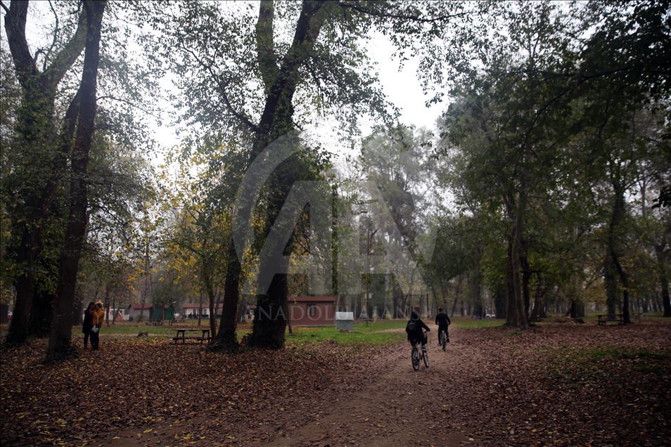 "Hazan" rengine bürünen Edirne'de güz mevsimi ziyaretçilerini büyülüyor