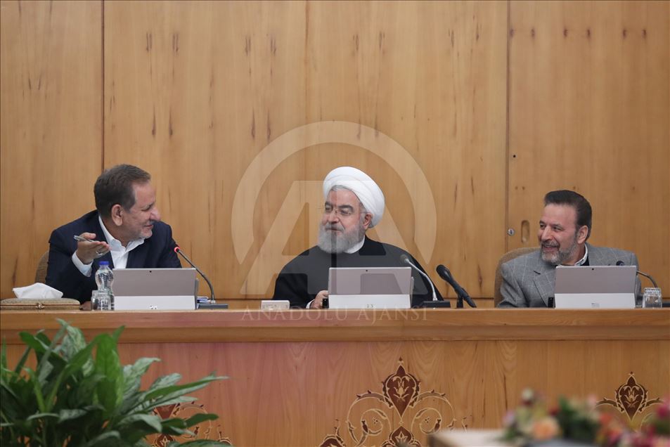 حضور رئیس جمهوری ایران در جلسه هیات دولت
