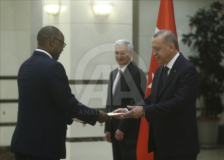 Zimbabve Büyükelçisi Mutiwazuka, Erdoğan'a güven mektubu sundu