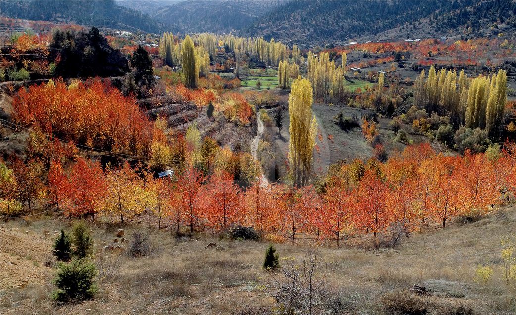 زیبایی چشم نواز رشته کوه توروس ترکیه در فصل پاییز
