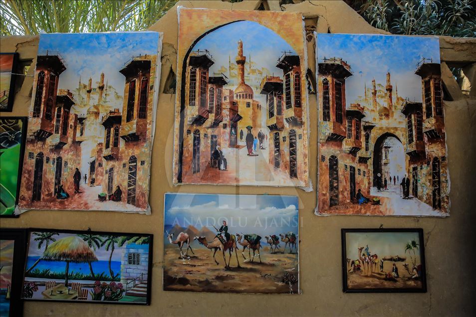 Mısır'ın "sanat köyü" Tunus, turistlerden büyük ilgi görüyor
