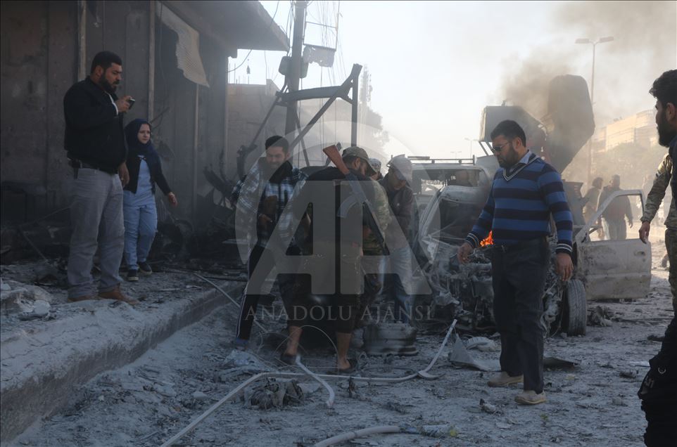 YPG/PKKyê li Til Ebyadê bi wesaîta bombebarkirî êrîşî sivîlan kir