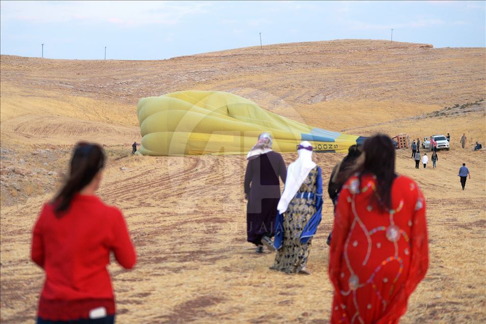 Li esmanê Mêrdînê kêfa "tûra balonê"
