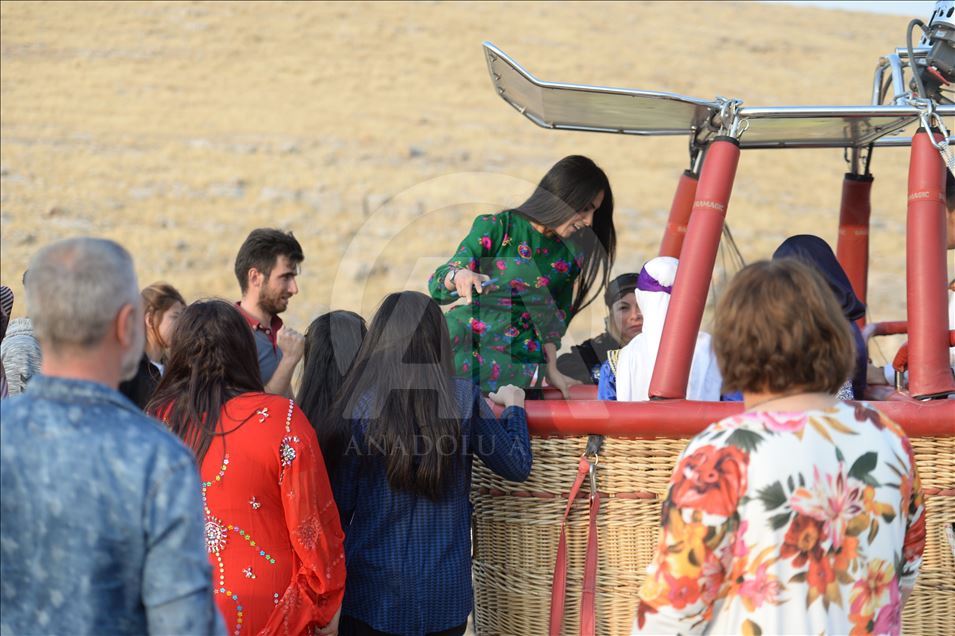 Li esmanê Mêrdînê kêfa "tûra balonê"