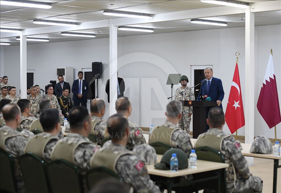 Cumhurbaşkanı Erdoğan Katar'da