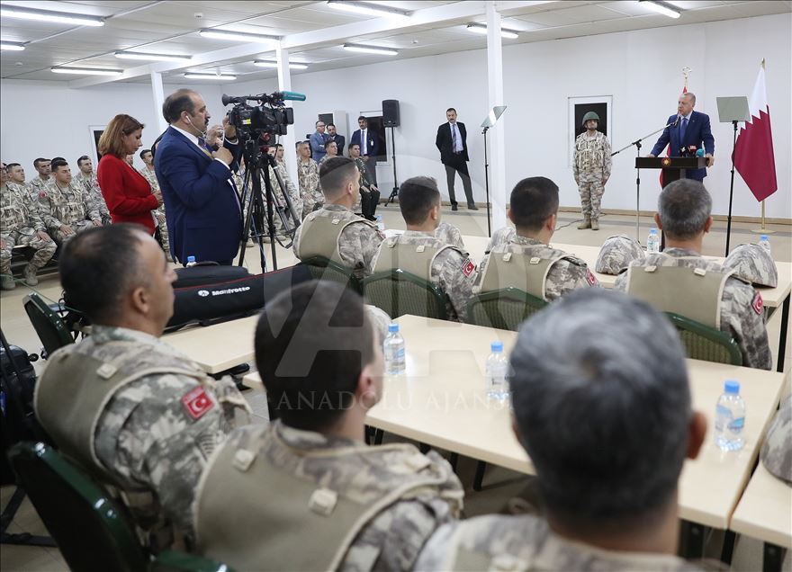 Cumhurbaşkanı Erdoğan Katar'da