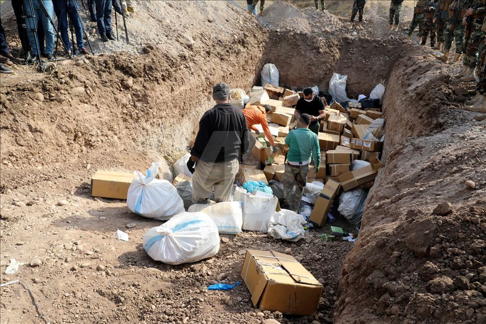 هەولێر.. لەناوبردنی بڕێکی زۆری ماددەی هۆشبەر