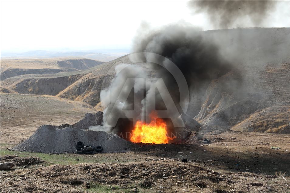 هەولێر.. لەناوبردنی بڕێکی زۆری ماددەی هۆشبەر