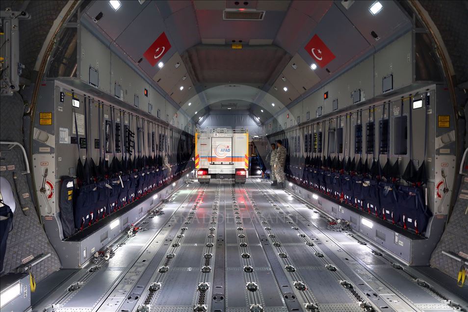 Turski AFAD u Albaniju poslao teretni avion sa spasilačkim timovima i vozilima