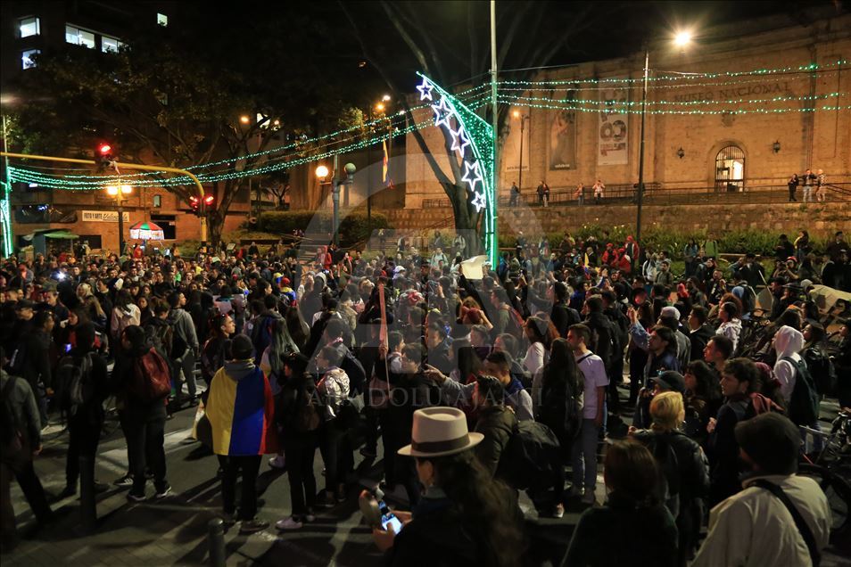 Kolombiya'da hükümet karşıtı protestolar