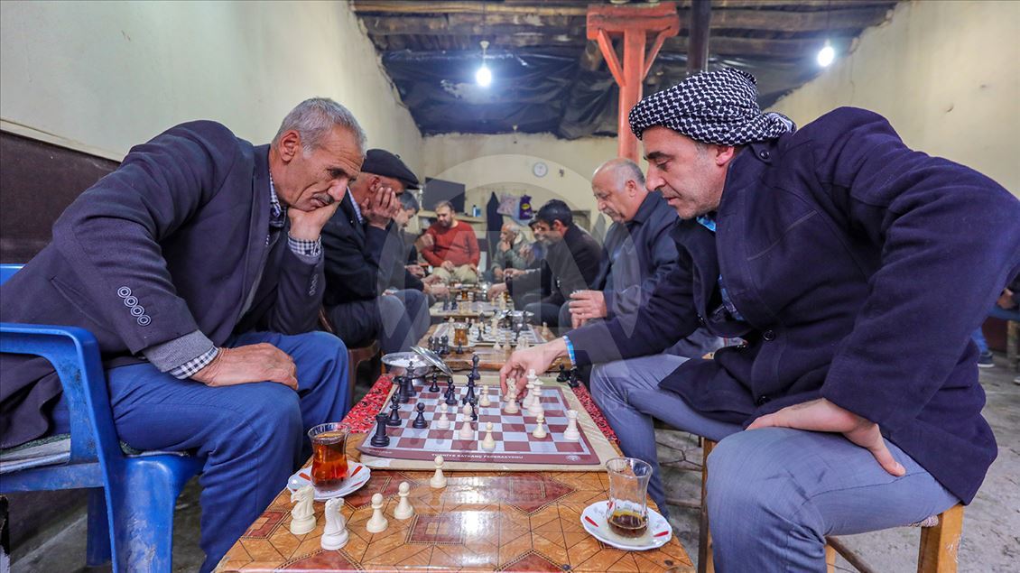 Playing chess transferred from generation to generation in Turkey's Van
