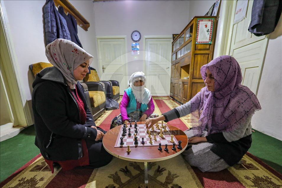 Playing chess transferred from generation to generation in Turkey's Van 