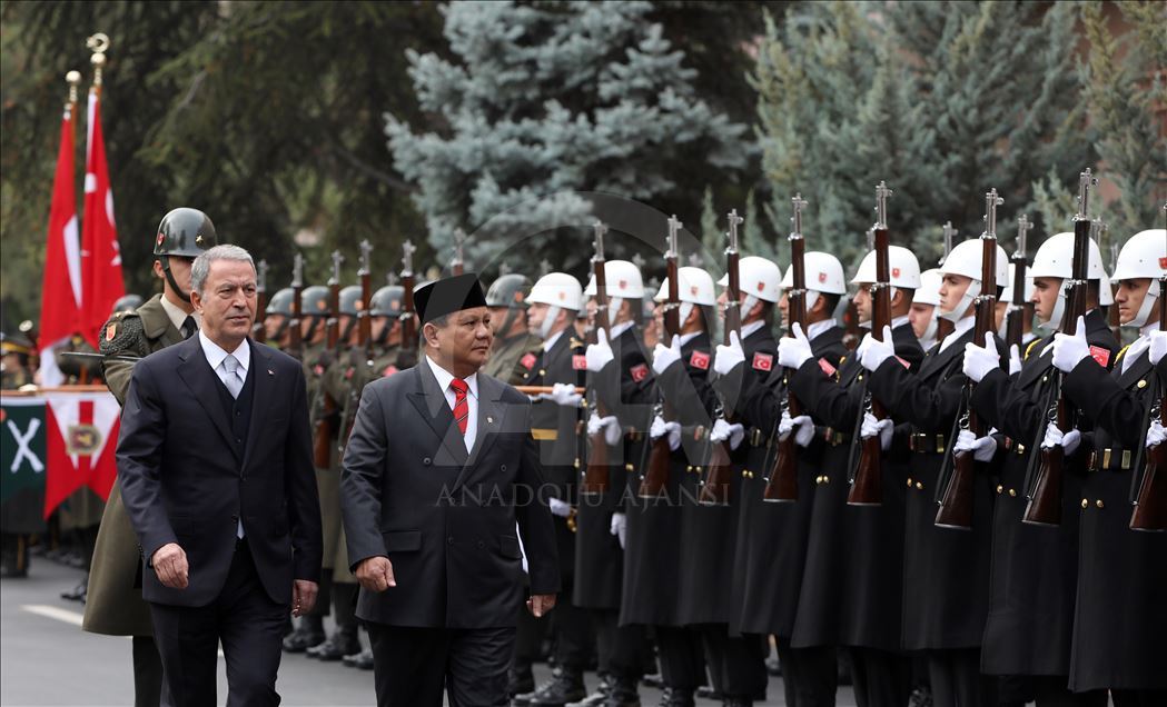 Hulusi Akar - Prabowo Subianto meeting