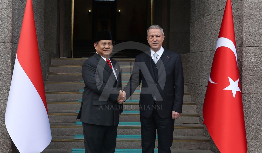 Hulusi Akar - Prabowo Subianto meeting