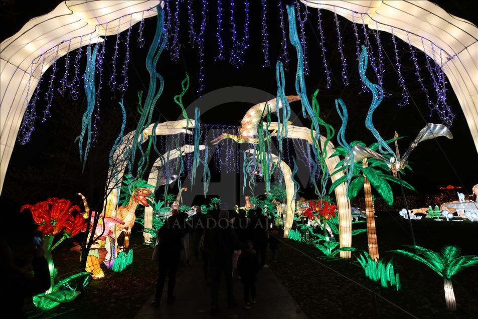 Волшебный фестиваль зимних фонарей в Нью-Йорке