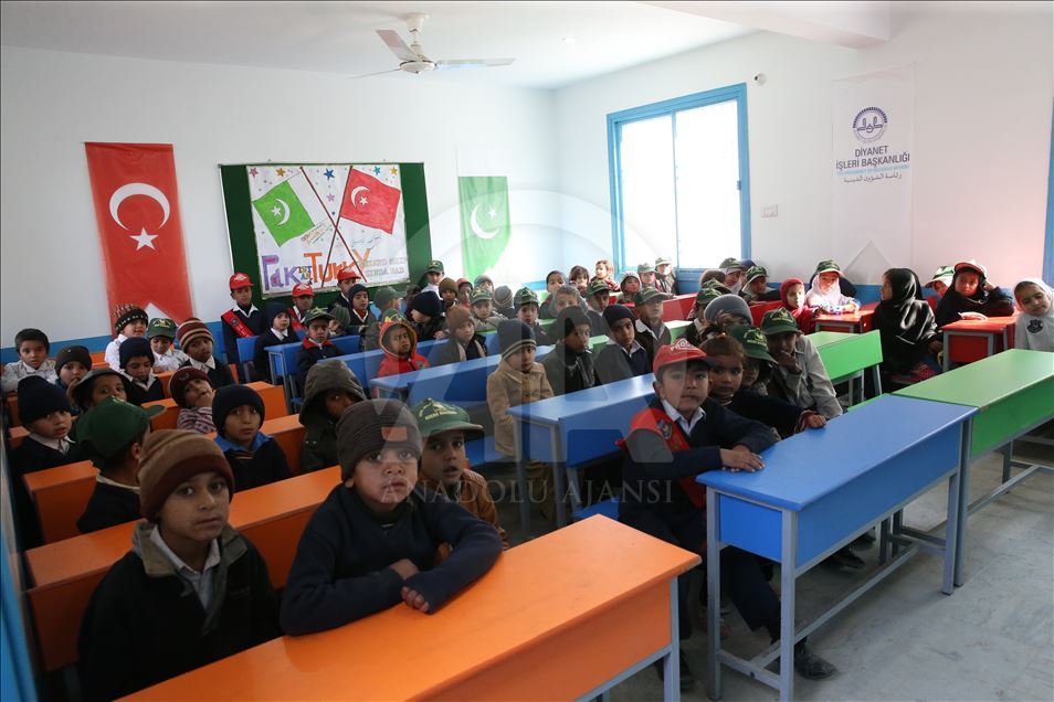 احداث یک مدرسه توسط ترکیه در مانسهره پاکستان
