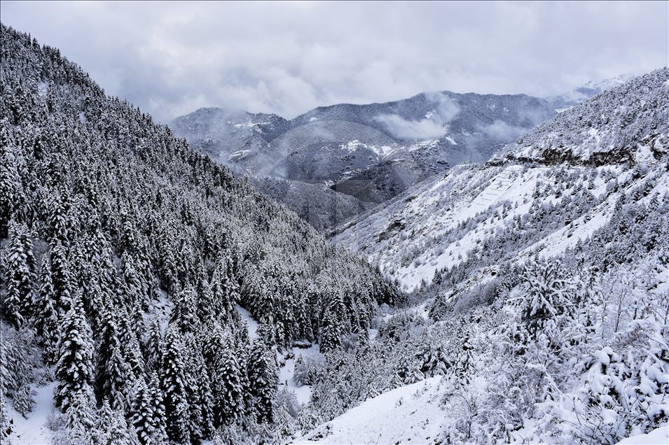Winter season in Turkey's Gumushane