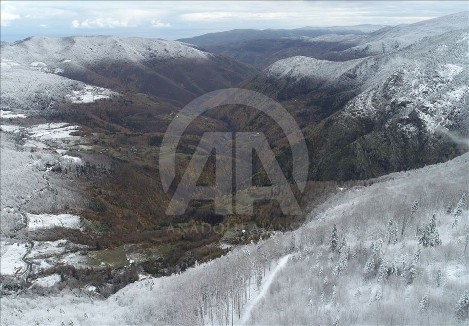 Winter season in Turkey's Kastamonu