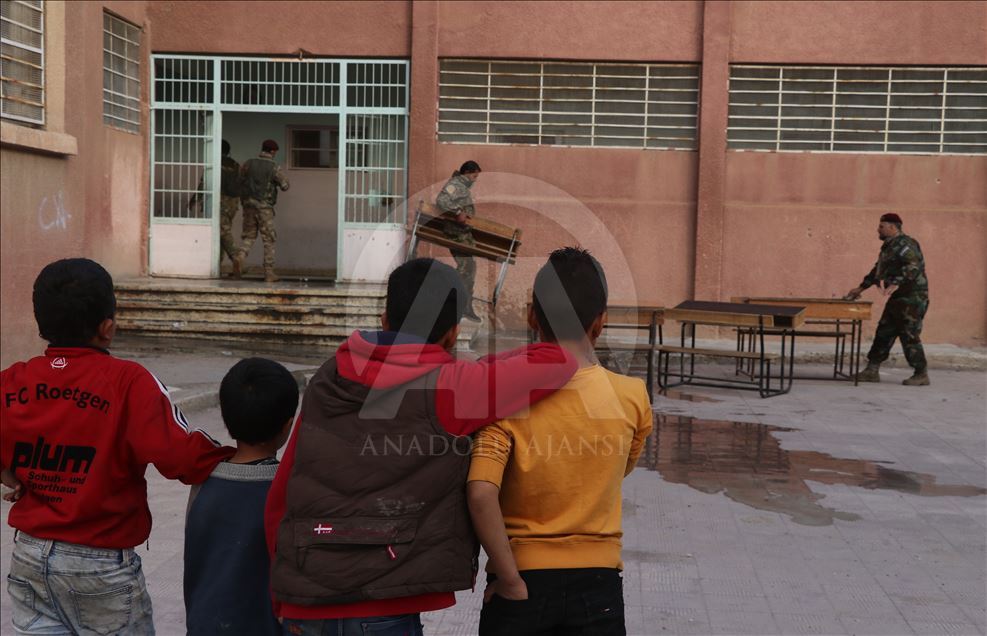 مدارس راس‌العین سوریه بازسازی می‌شوند 