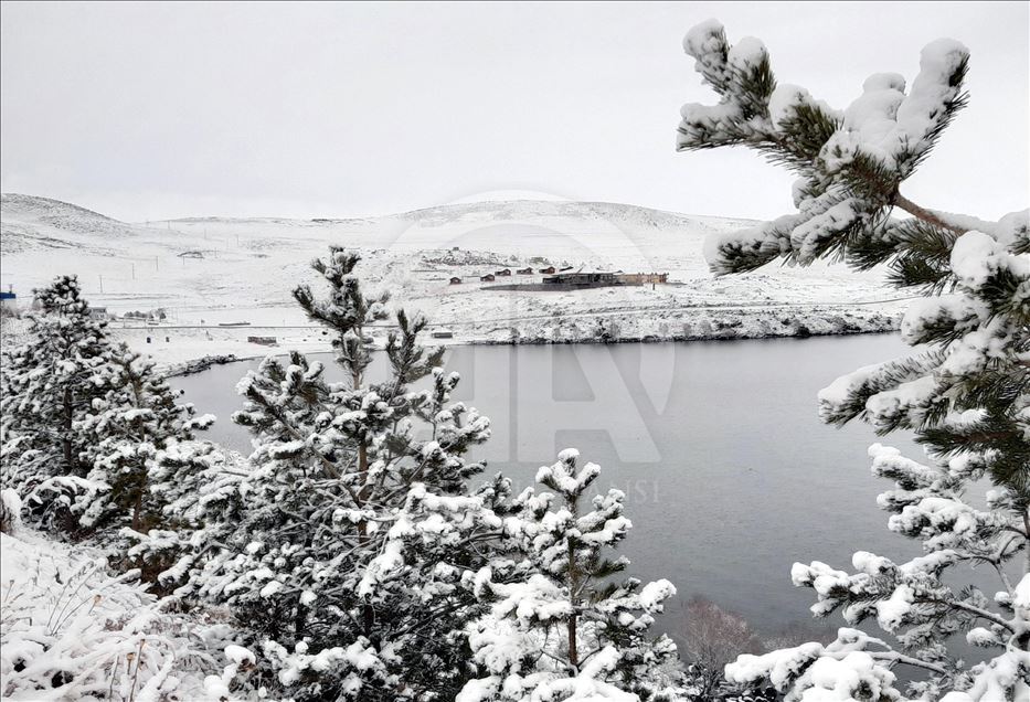 Winter in Ardahan's Lake Cildir