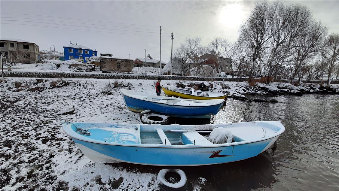 Winter in Ardahan's Lake Cildir