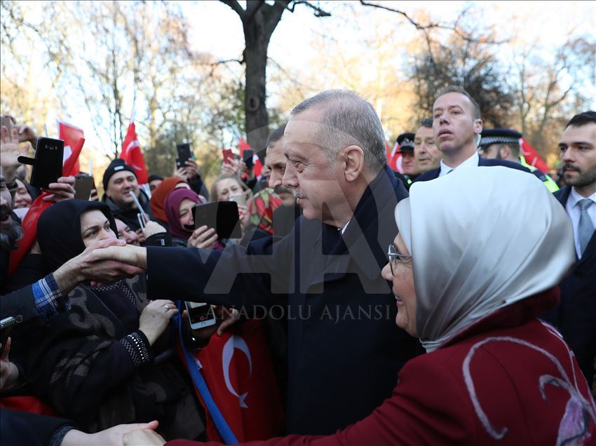 Cumhurbaşkanı Erdoğan Londra'da