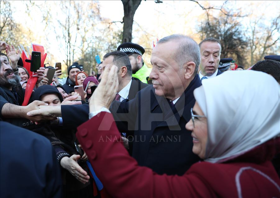 Cumhurbaşkanı Erdoğan Londra'da