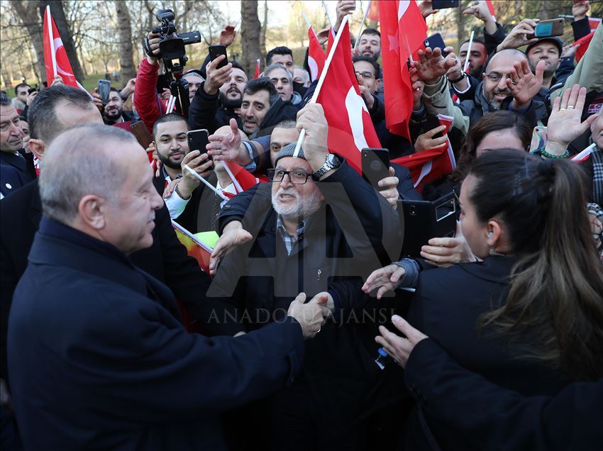 Cumhurbaşkanı Erdoğan Londra'da
