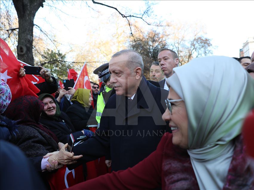 Cumhurbaşkanı Erdoğan Londra'da