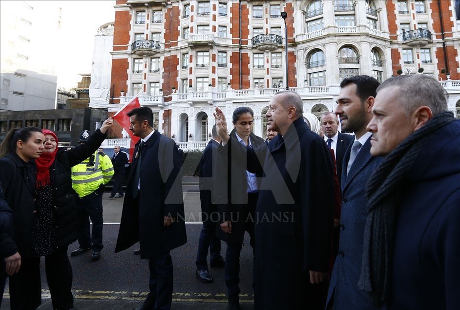 Cumhurbaşkanı Recep Tayip Erdoğan Londra'da