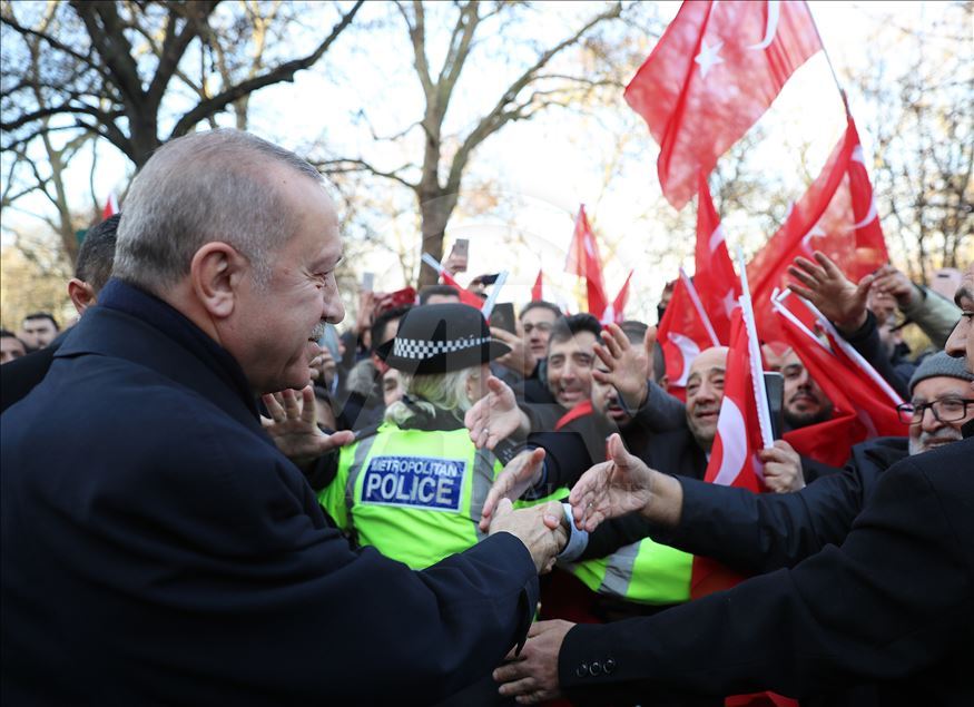Cumhurbaşkanı Erdoğan Londra'da